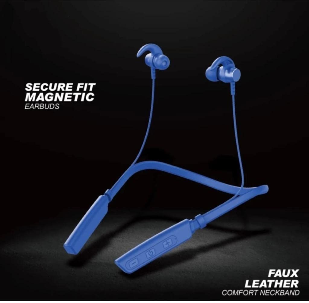 Bluetooth Headset  (Blue, In the Ear)